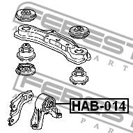 FEBEST 2002-2016 Honda CR-V Rear Differential Mount HAB-014