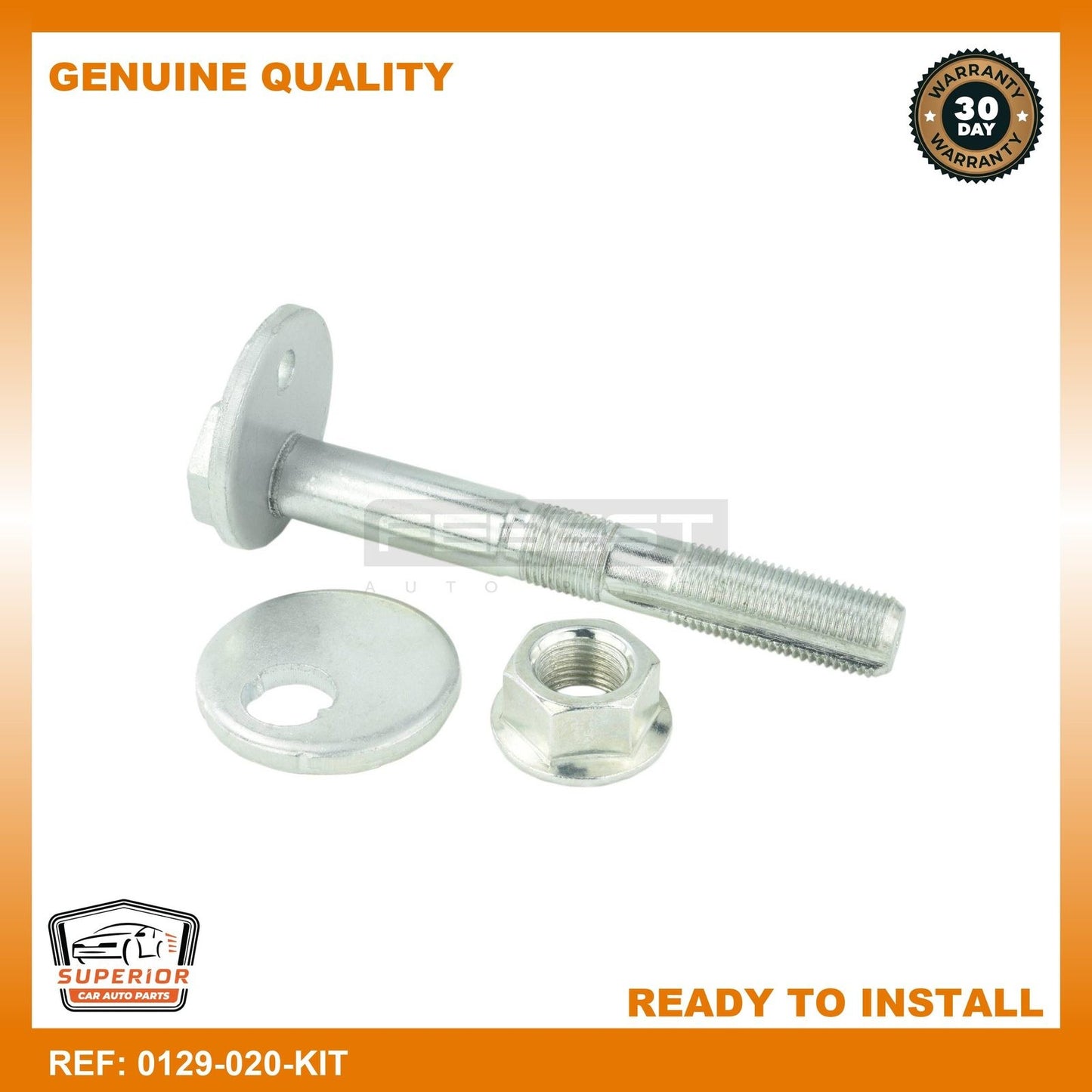 Febest 05-15 Toyota Tacoma Camber Adjusting Eccentric Bolt Kit 0129-020-KIT