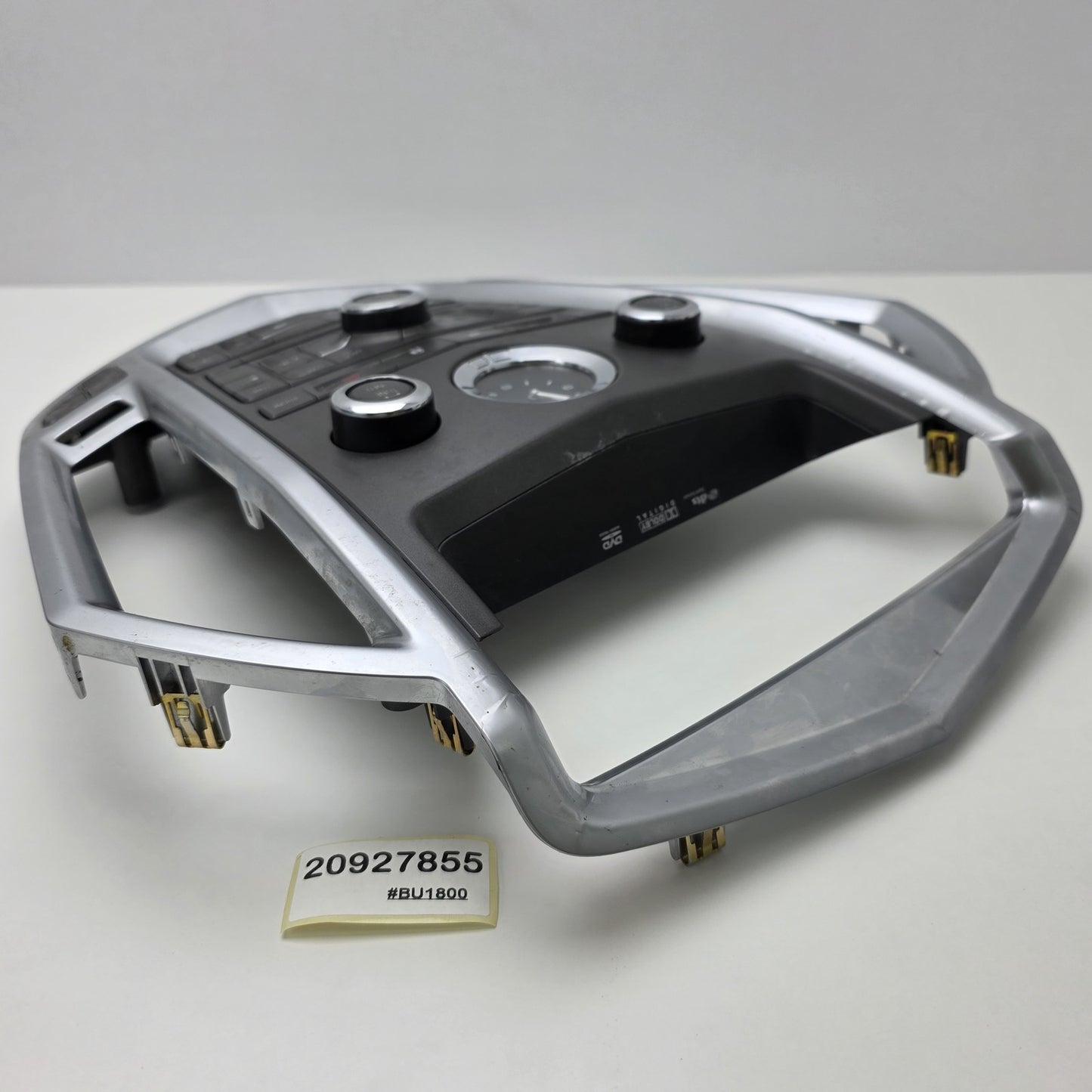 2010-2012 Cadillac SRX Navigation Radio Climate Control Panel 20927855