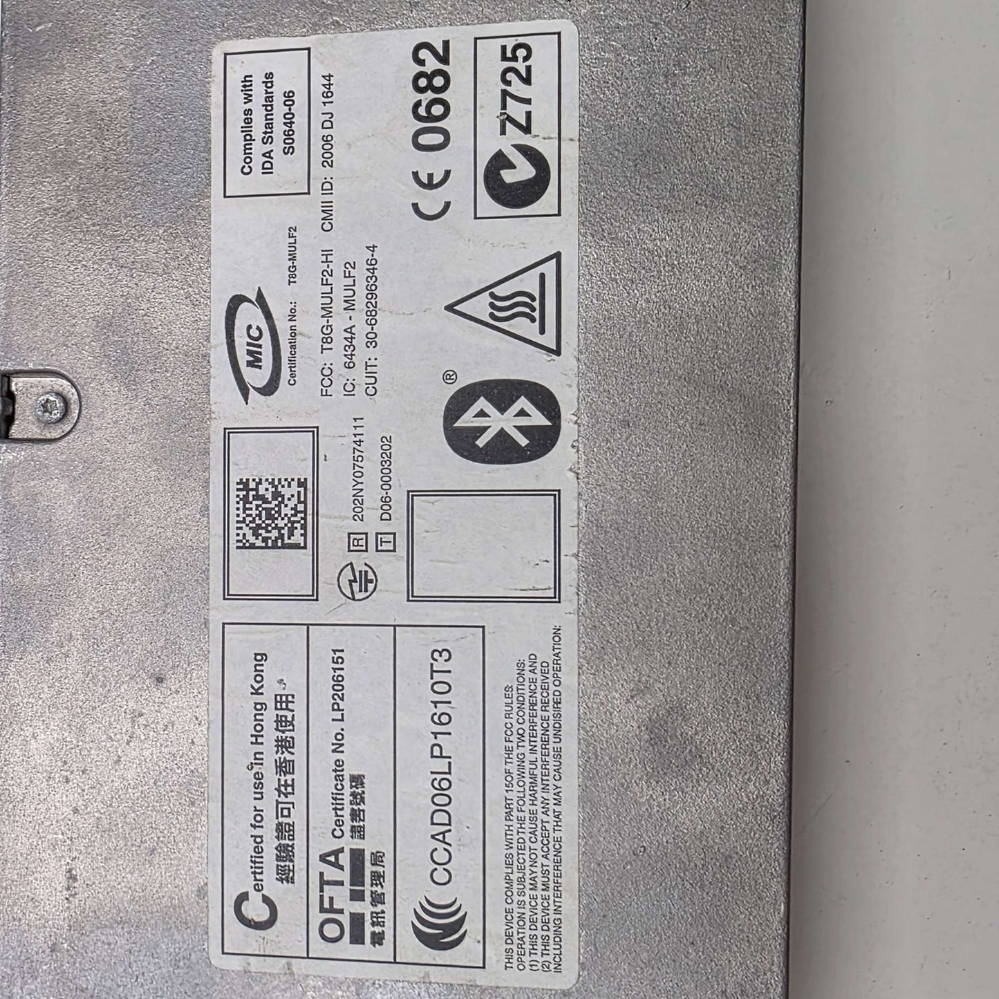 2007-2013 BMW 1 Series Bluetooth Communication Module 9200822