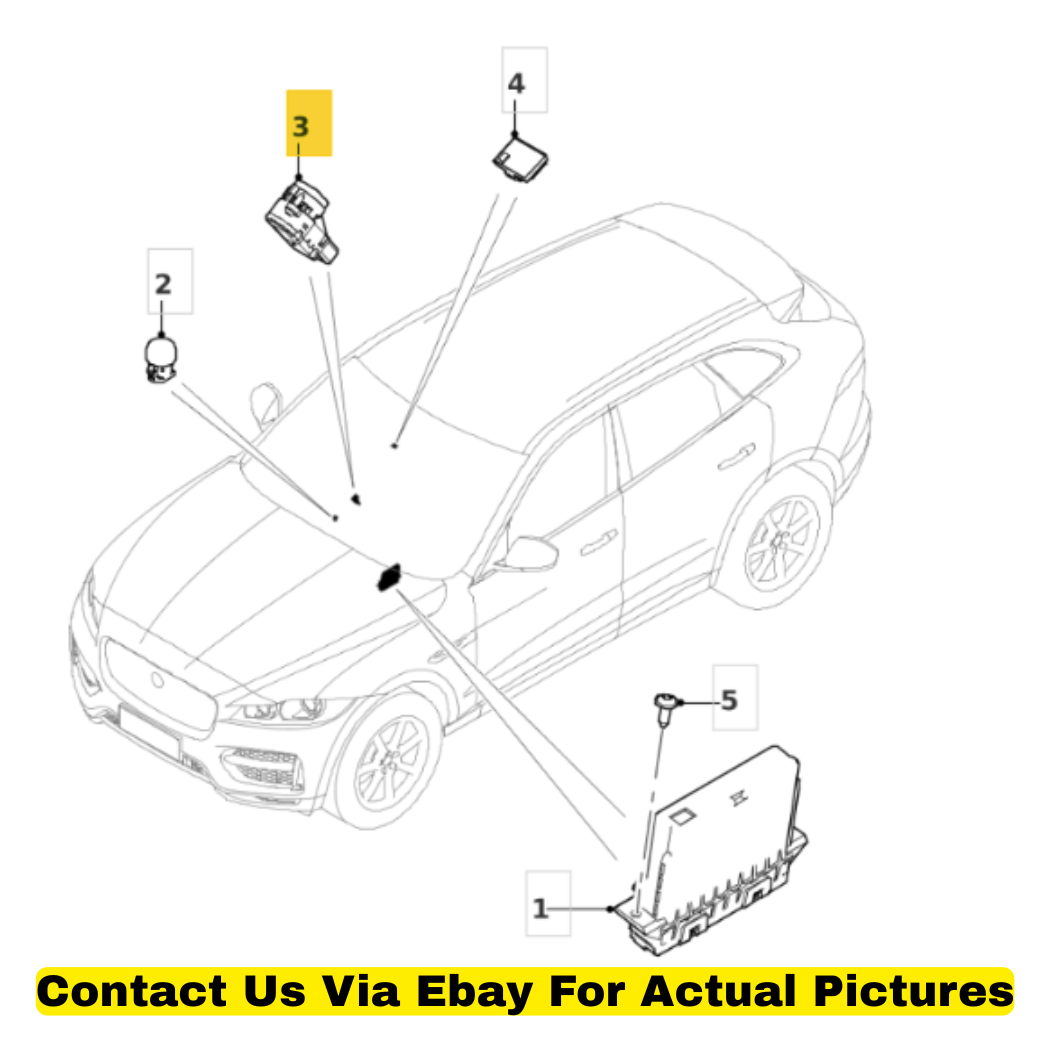 2018 Jaguar F-Pace In-Car Sensor Used OEM T2H6173