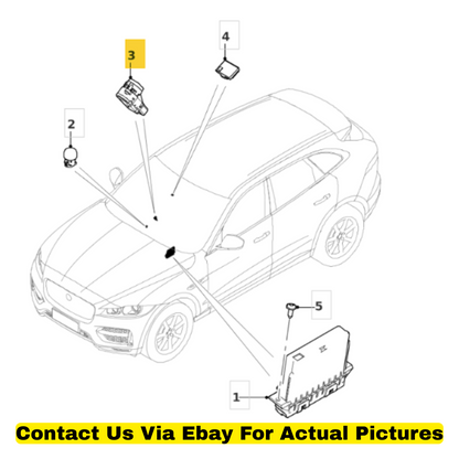2018 Jaguar F-Pace In-Car Sensor Used OEM T2H6173
