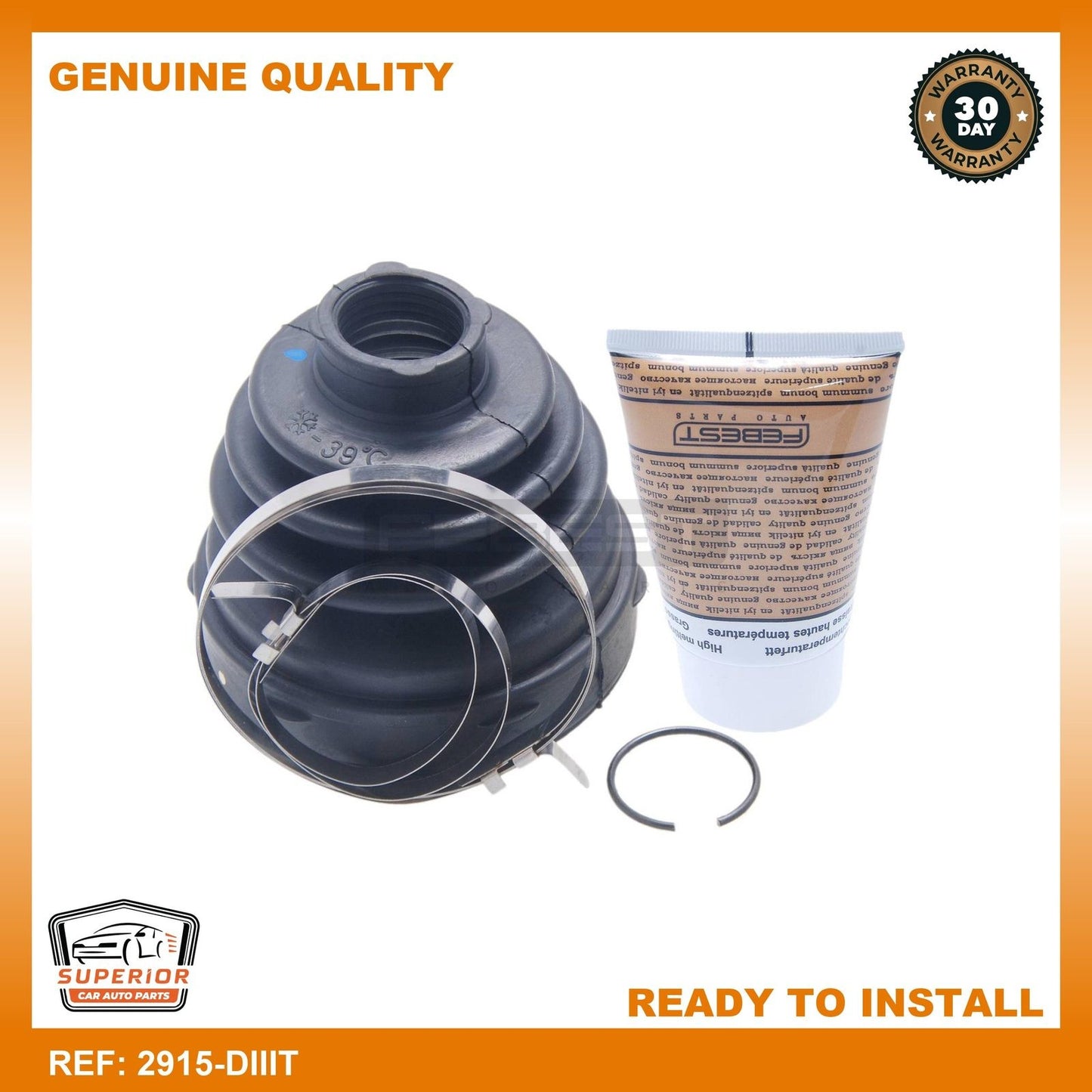 FEBEST 06-10 Land Rover Range Rover Sport Boot Inner CV Joint Kit 2915-DIIIT