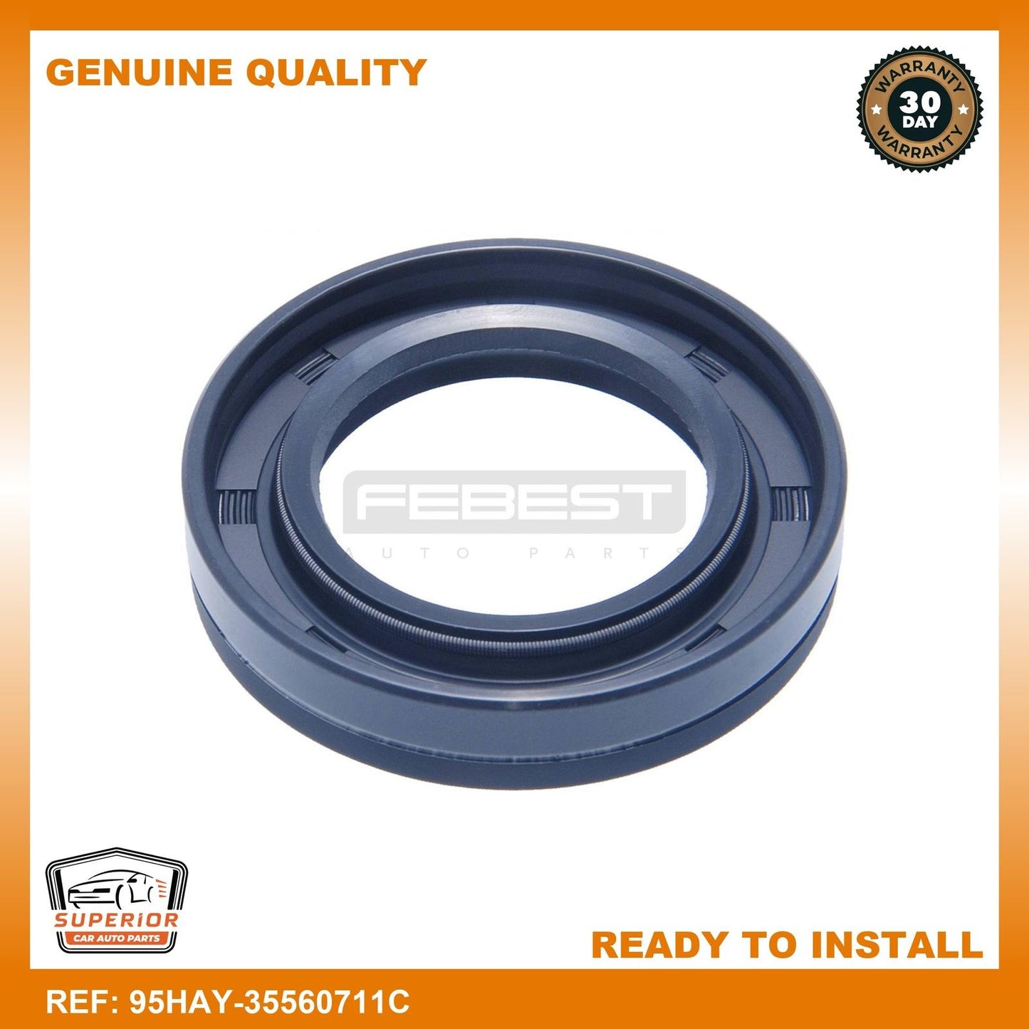 FEBEST 1999 Hyundai Accent Drive Shaft Oil Seal 95HAY-35560711C