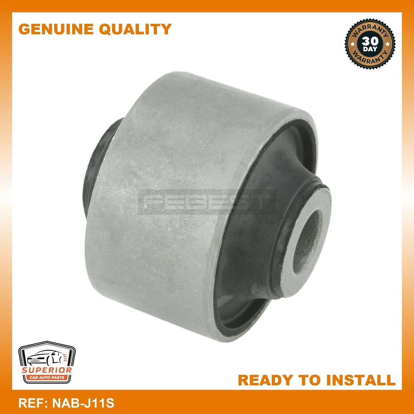Febest Front Bushing, Front Control Arm NAB-J11S