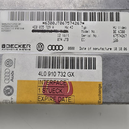 2006-2015 Audi Q7 MMI Control Unit 4L0910732G