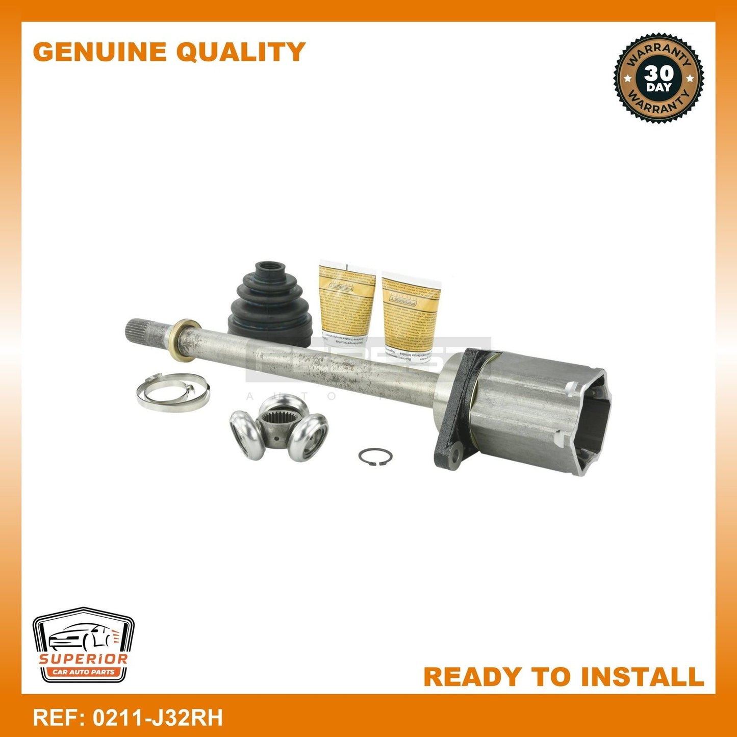 FEBEST 2009-2014 Nissan Murano Inner Cv Joint 0211-J32RH