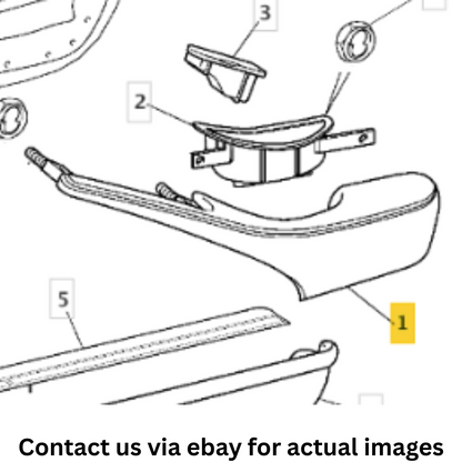 2000 Jaguar S-Type Rear Door Armrest Pair (LH & RH) Used OEM XR811673AGM