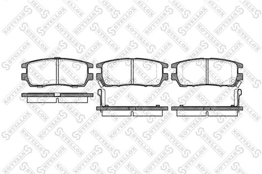 STELLOX MITSUBISHI Disc Brake Pad Set - 9H0M012