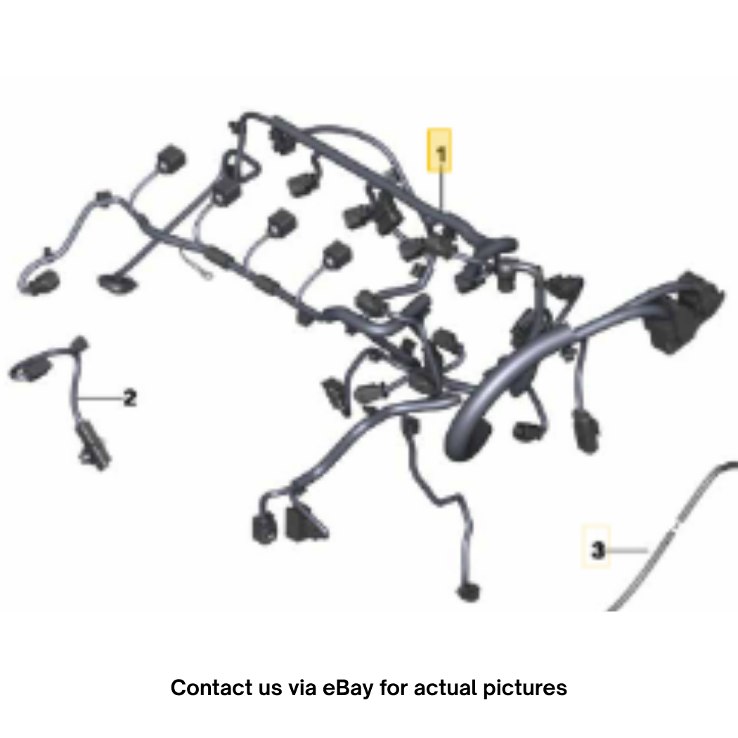 2011–2015 Mini Cooper Cable Harness InjectionValve/Ignition Used OEM 12517620657