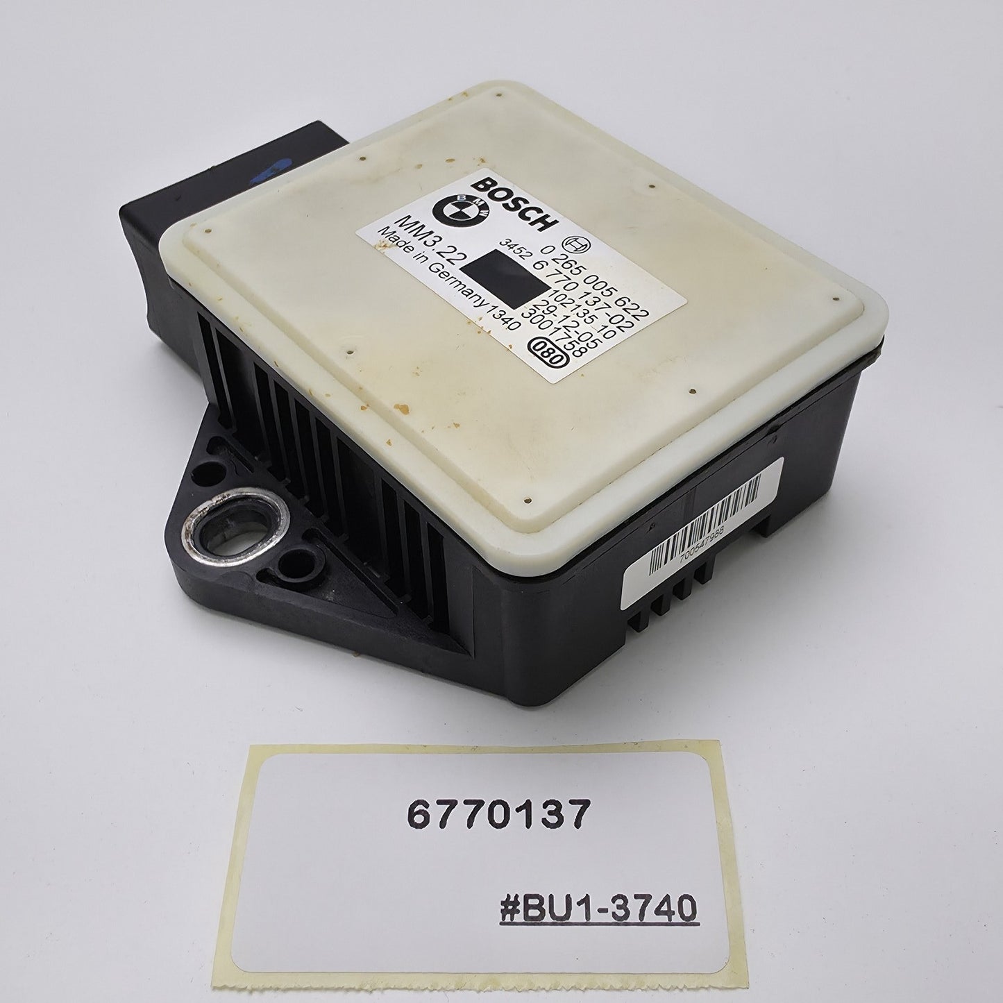 2006-2010 BMW 650i ESP Yaw Rate Speed Acceleration Sensor 6770137