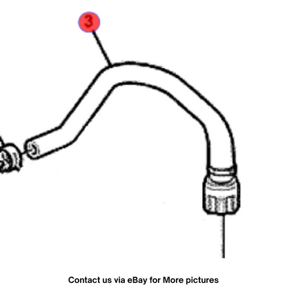 2009 Chevrolet LuminaS Heater Inlet Coolant Hose Used OEM 92233975