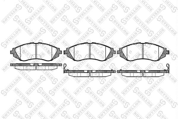 STELLOX DAEWOO Brake Pad Set - 9007094