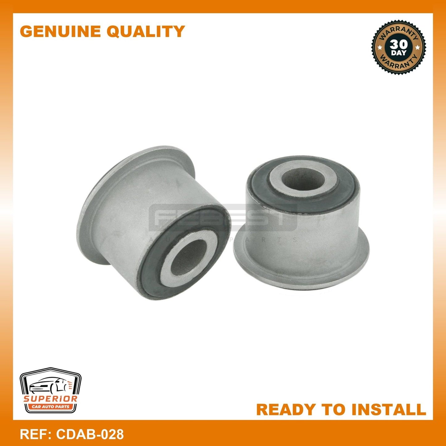 Febest 2010-2016 Cadillac SRX Control Arm/Trailing Arm Bush CDAB-028