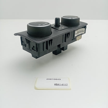 2007-2014 GMC Sierra Headlamp Switch Trim Plate 25810643