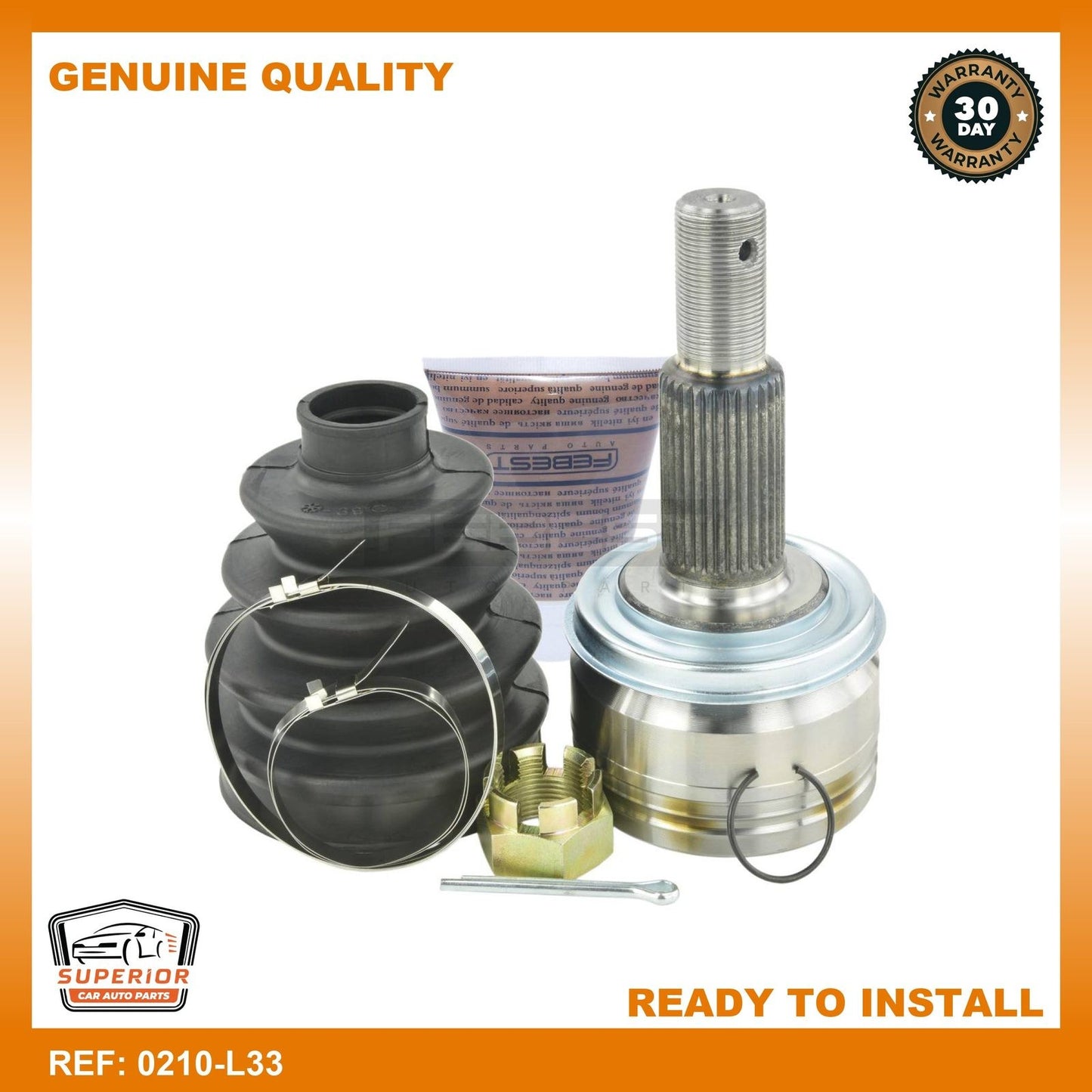 FEBEST 2015 Nissan Maxima Outer Cv Joint 0210-L33