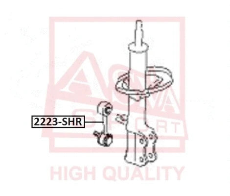 FEBEST 2000-2004 Kia Spectra Rear Stabilizer Link 2223-SHR