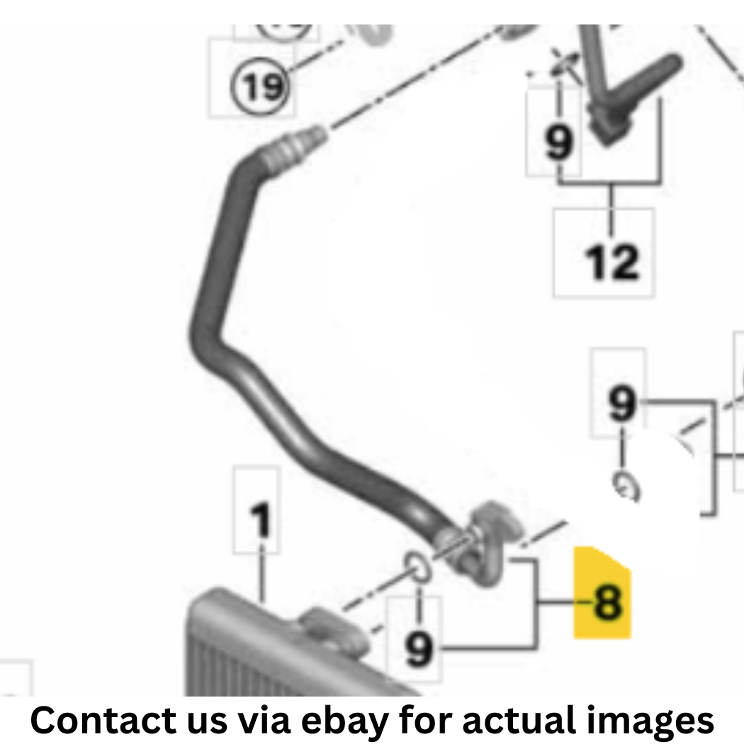 2009 BMW X5 xDrive30i Oil Cooling Pipe Outlet Used OEM 17227578660