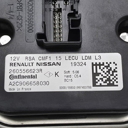 2013-2022 Renault Megane LED Headlight Control Module 260556623R