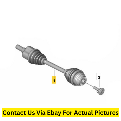2016 Mini Cooper Clubman Right Output Shaft Used OEM 31605A2E014