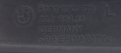2009-2015 BMW 7 Series Front M Sport Bumper Lower Left Grill 51117903673