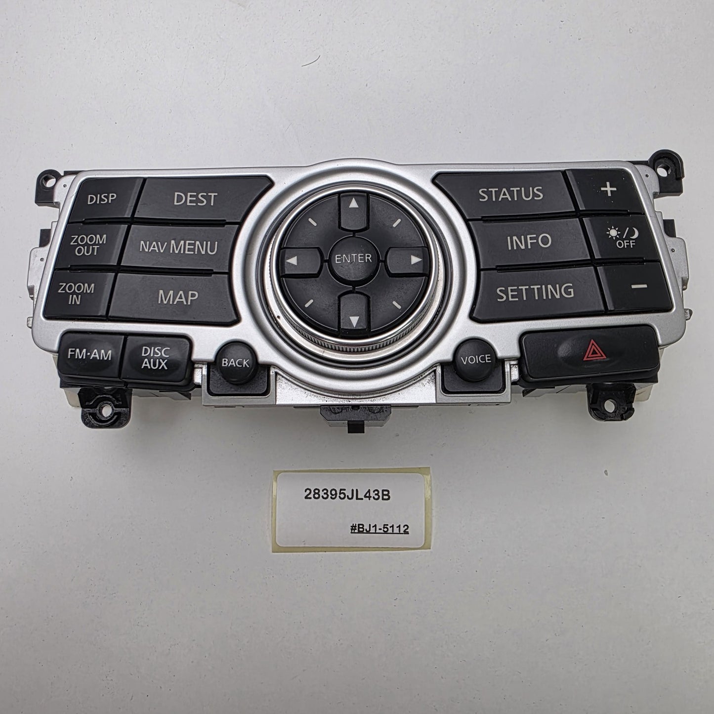 2008-2010 Nissan Infiniti G37 SWITCH ASSY-ITS & AUDIO 28395JL43B