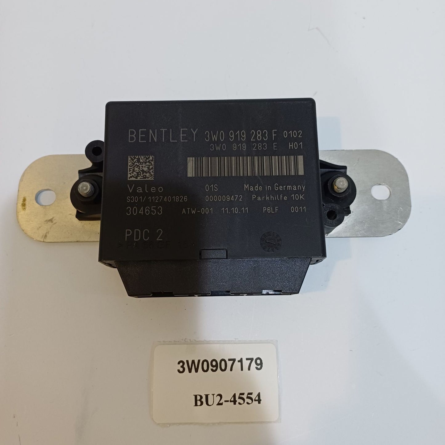2016+ Bentley Continental Park Assist Control Unit Bracket 3W0907179