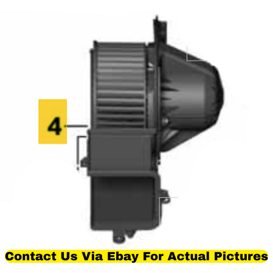 2012 BMW X6 HVAC Blower Unit Used OEM 64119245849
