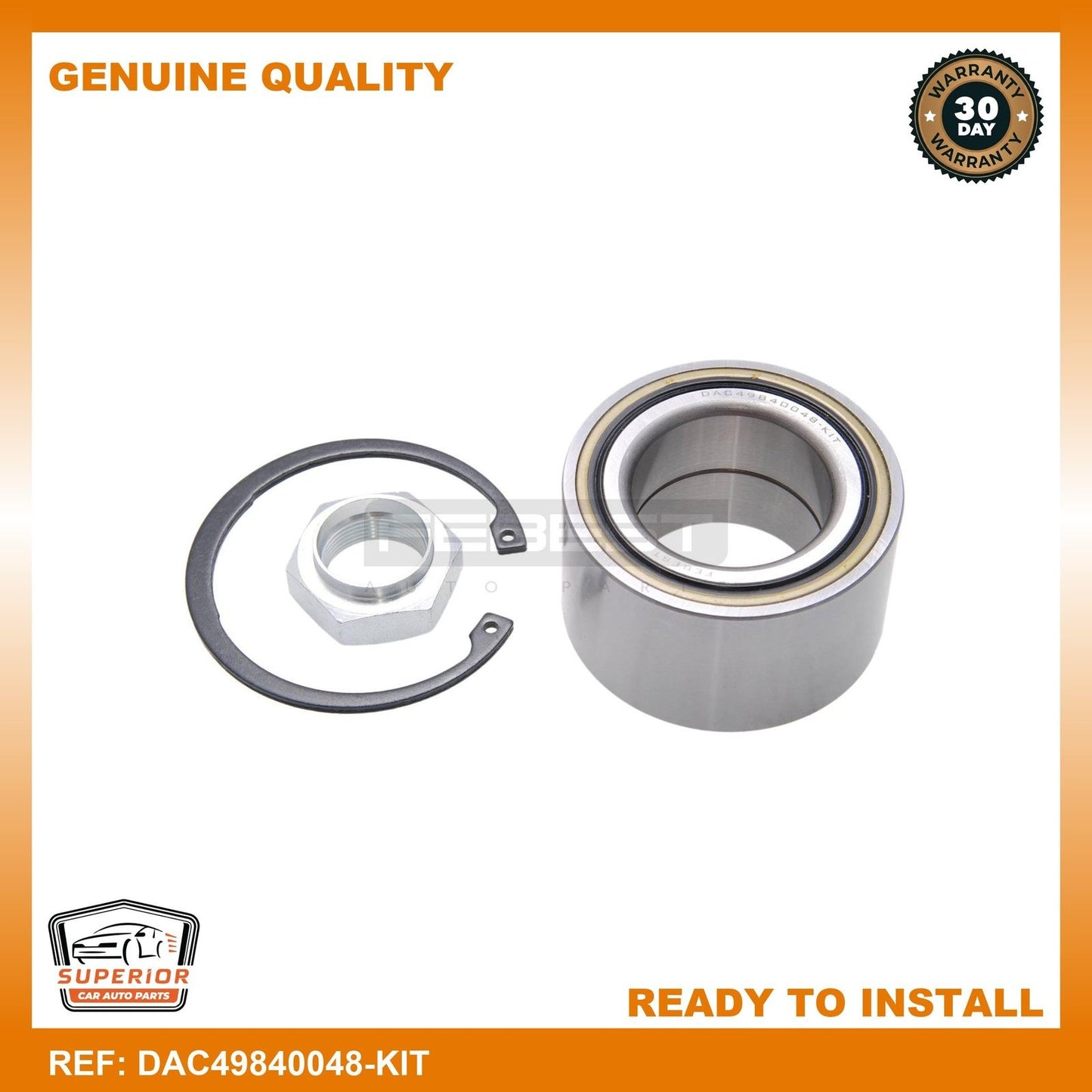 FEBEST Alfa Romeo Front Wheel Bearing Repair Kit DAC49840048-KIT