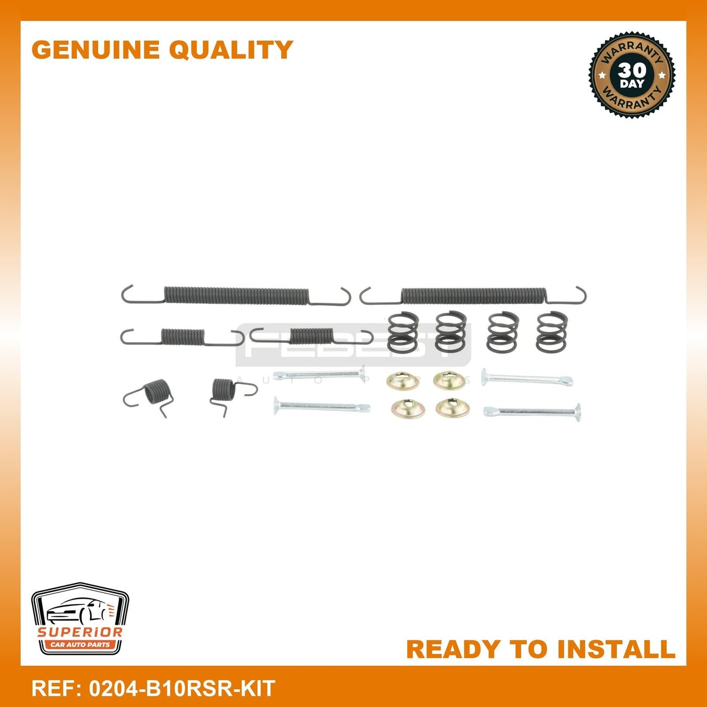 Febest Brake Shoe Fitting Kit 0204-B10RSR-KIT