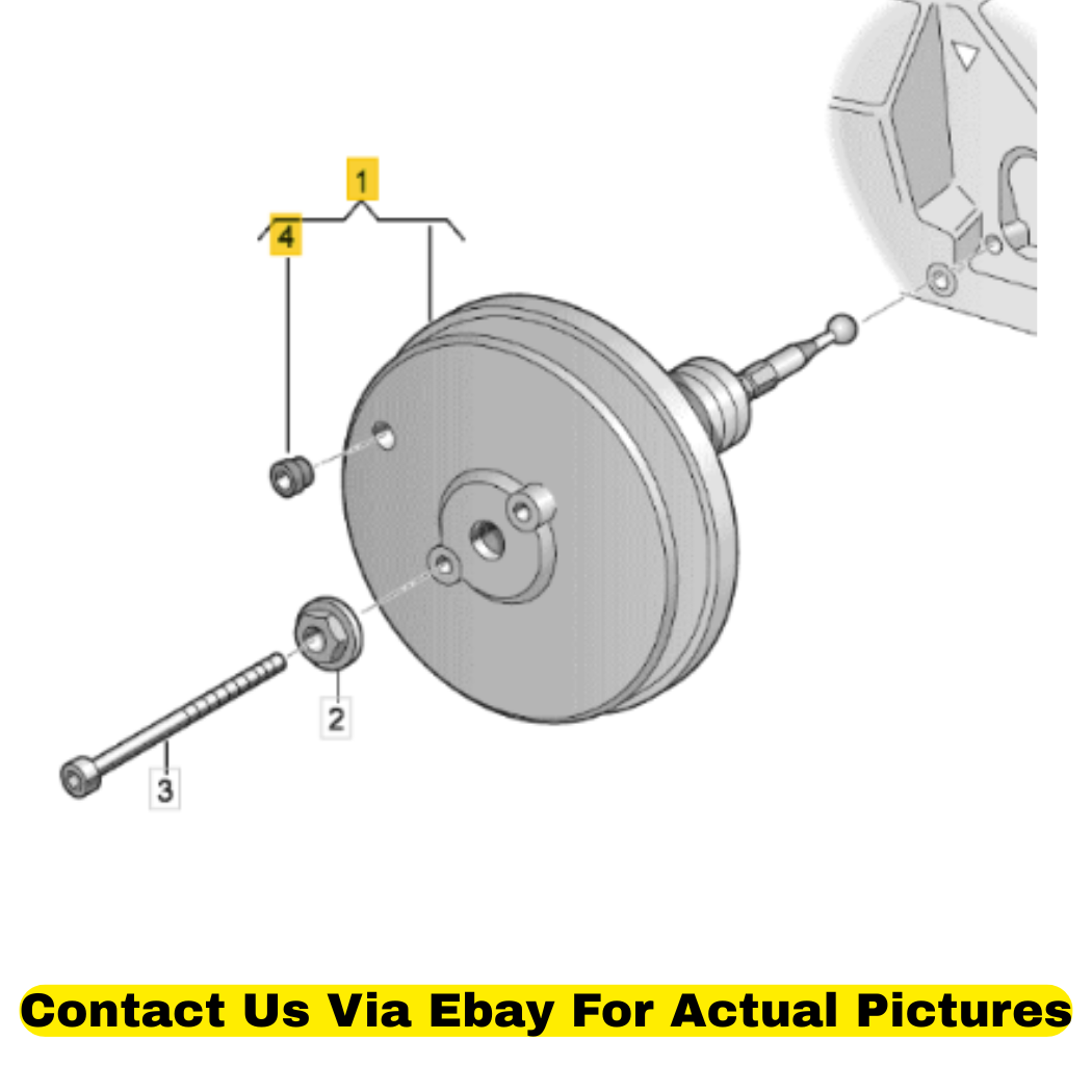 2013 Audi Q5 Power Brake Booster Used OEM 8R0612107D
