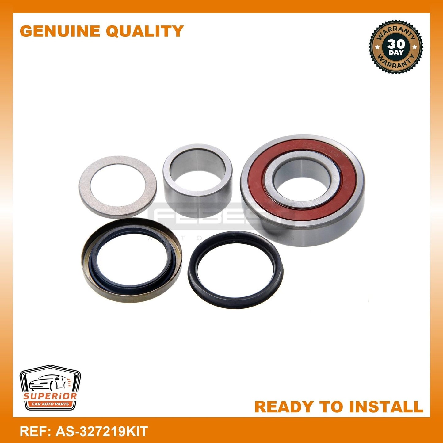 FEBEST NISSAN Repair Kit Ball Bearing Rear Axle Shaft AS-327219KIT