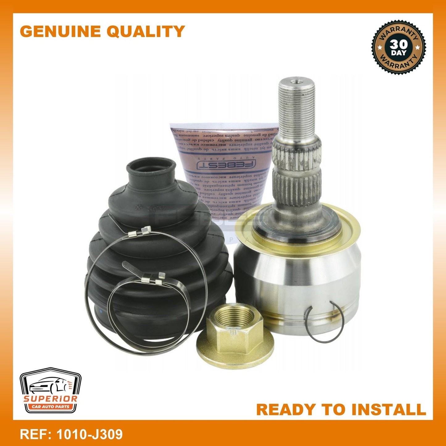 Febest 2010-2017 Chevrolet Cruze Outer CV Joint 1010-J309