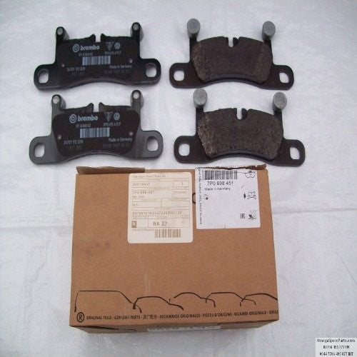 TRW 2011-2017 Volkswagen Touareg Rear Brake Pad Set 7P0698451