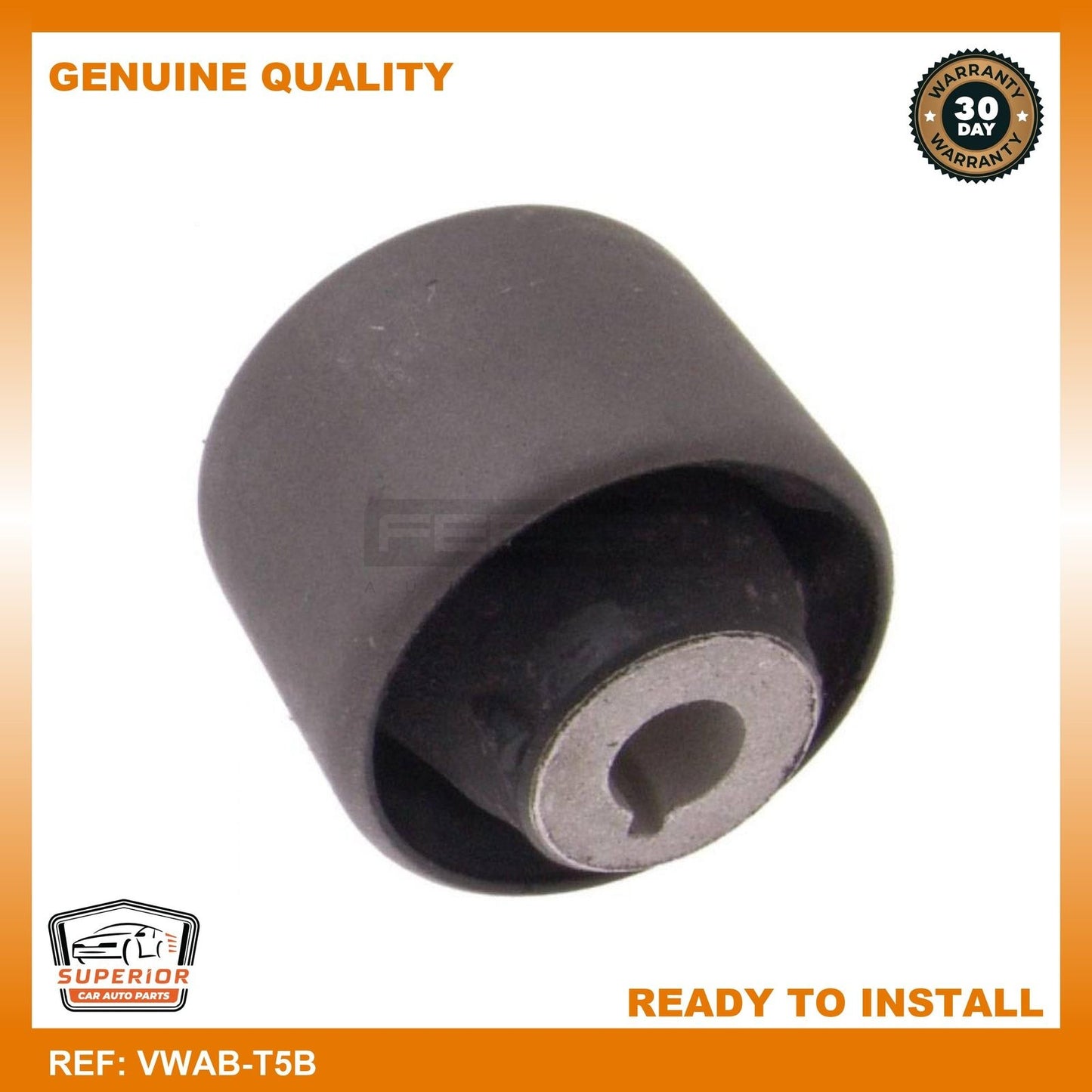 Febest VAG 2H0407182A Trailing Arm Suspension Arm Bush VWAB-T5B