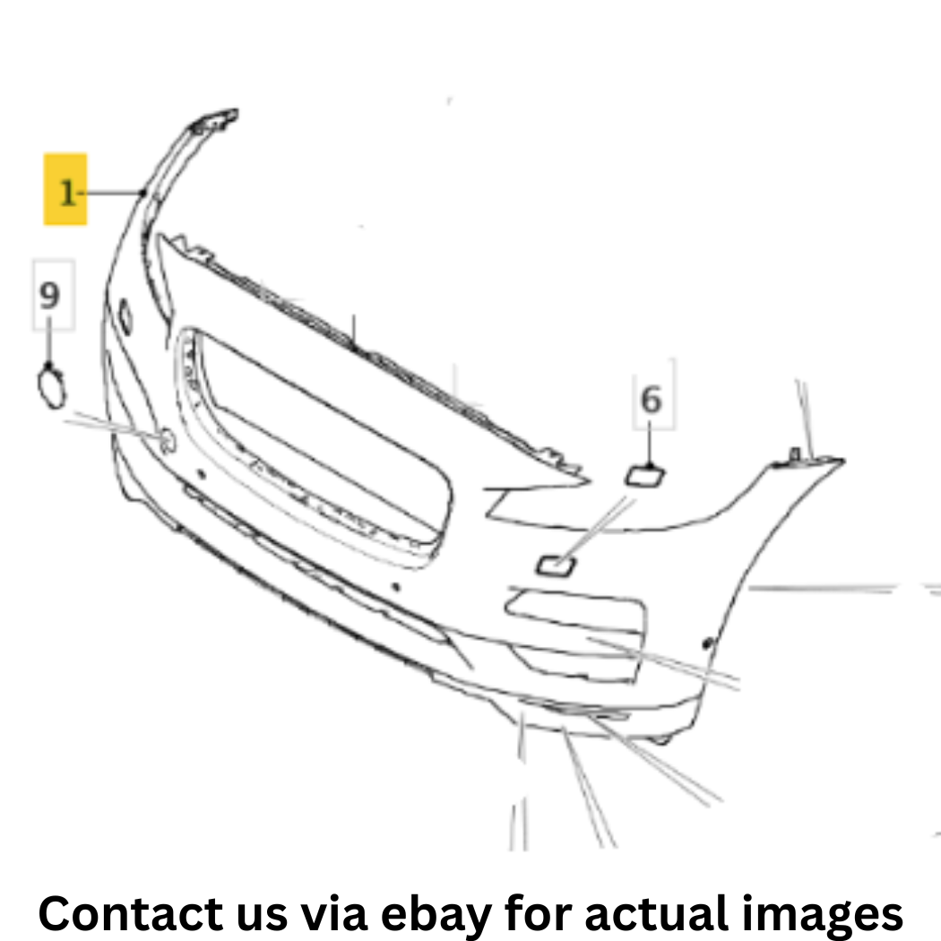 2018 Jaguar F‑Pace Front Bumper Cover Used OEM T4A5644LML