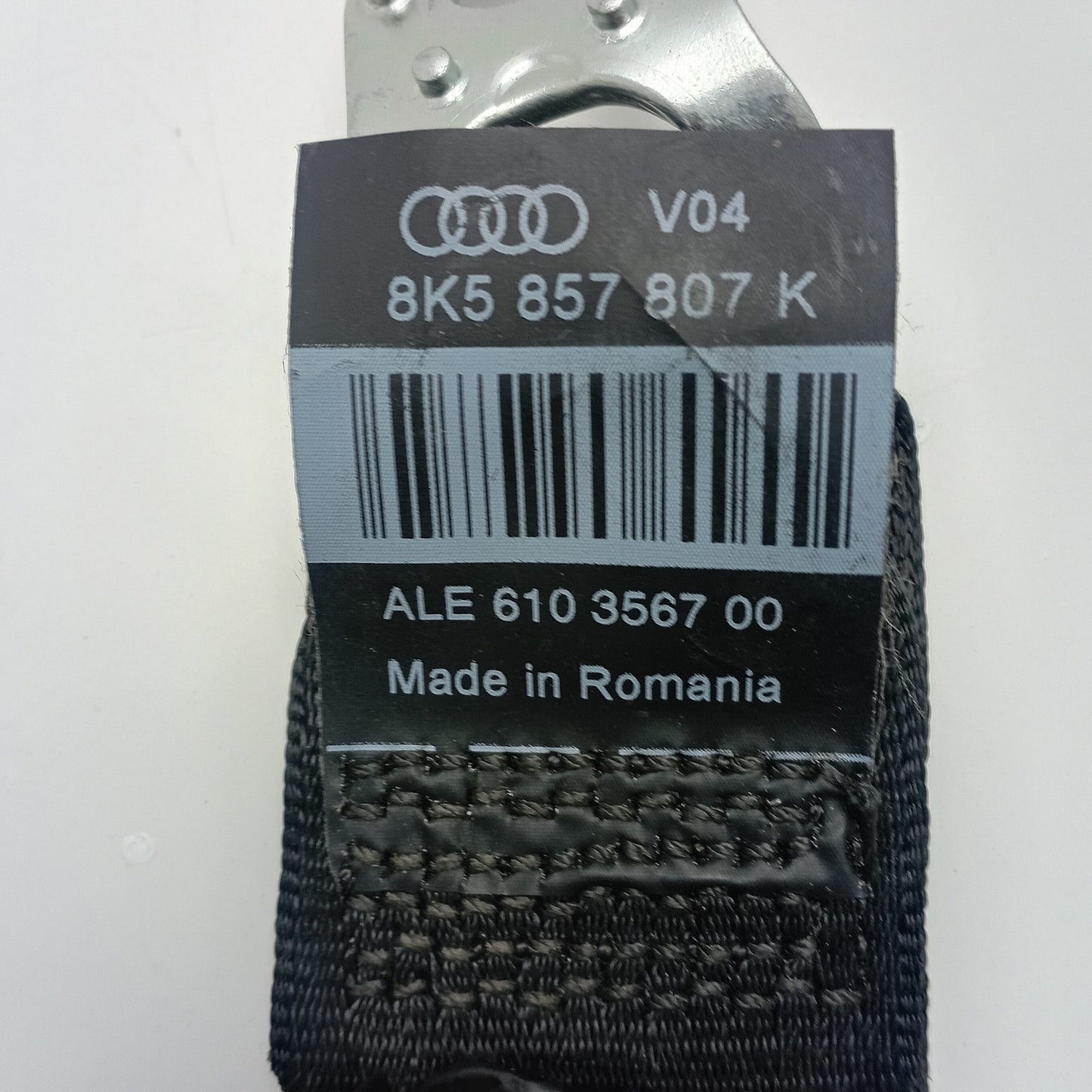 2007-2016 Audi A4 B8 central rear seat belt 8K5857807K