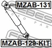 FEBEST 2006-2012 Ford Ranger Bush Shock Absorber MZAB-131