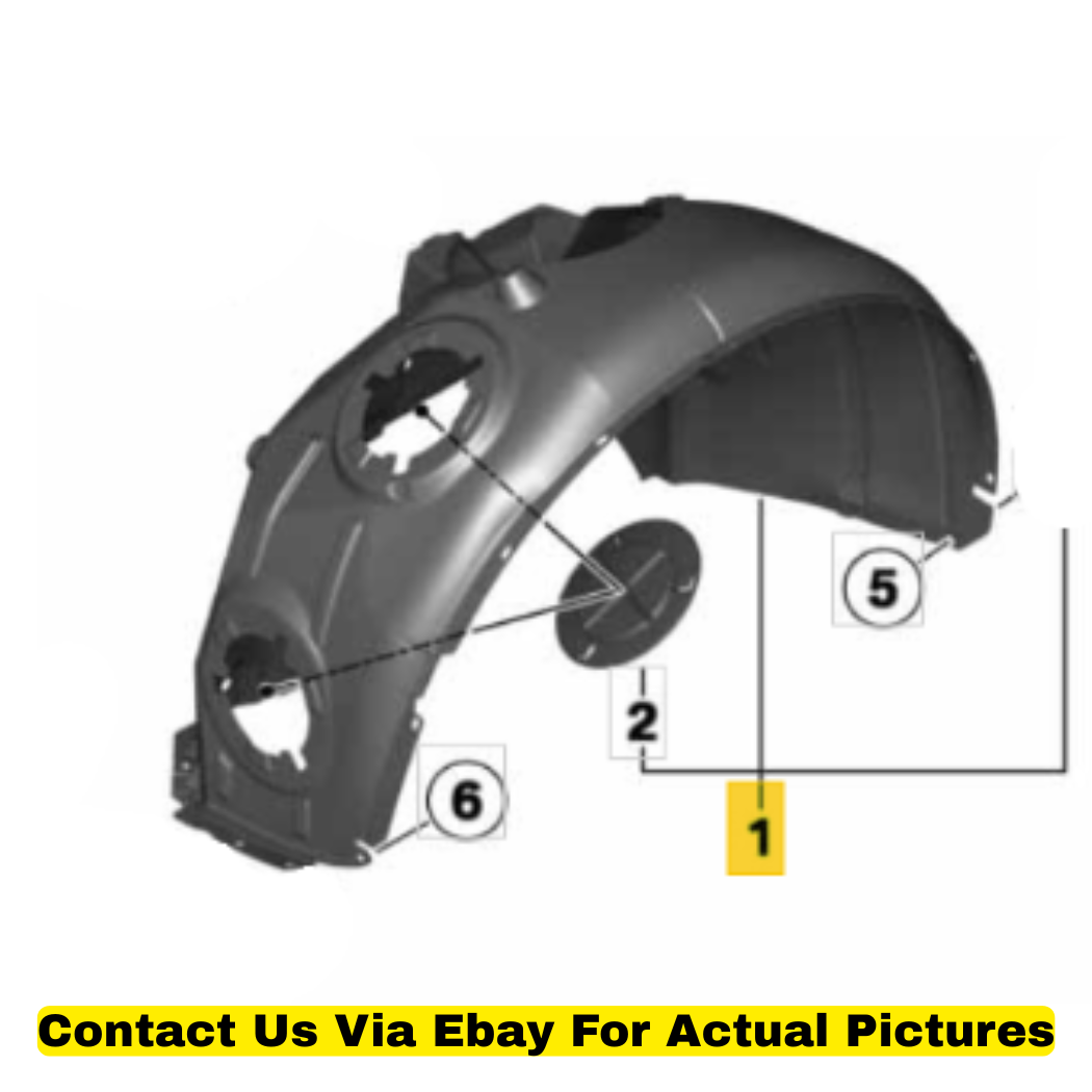 2012 Mini Cooper Countryman Wheel Housing Covers L+R OEM