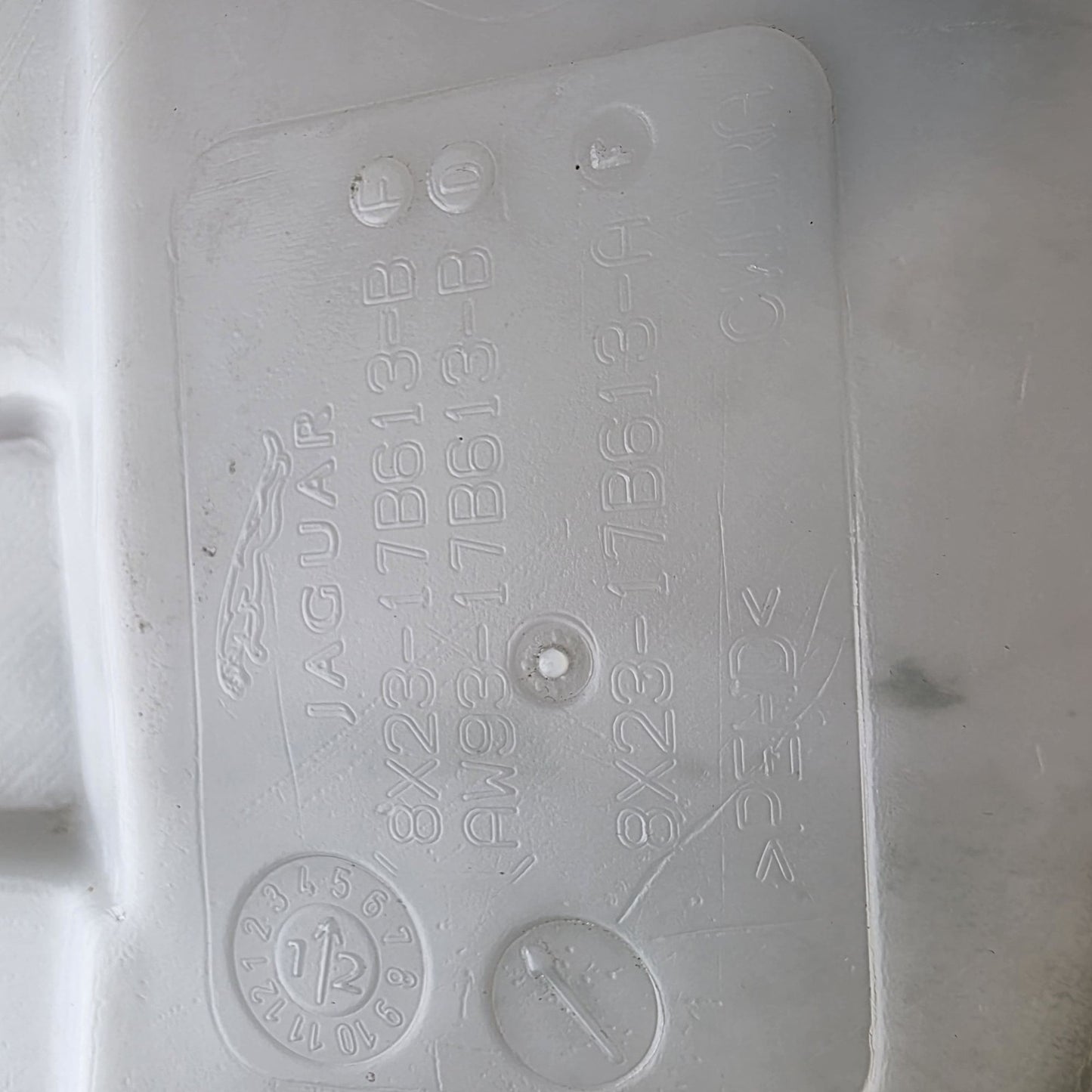 2011-2015 Jaguar XJ Windshield Washer Reservoir Tank 8X2317B613B