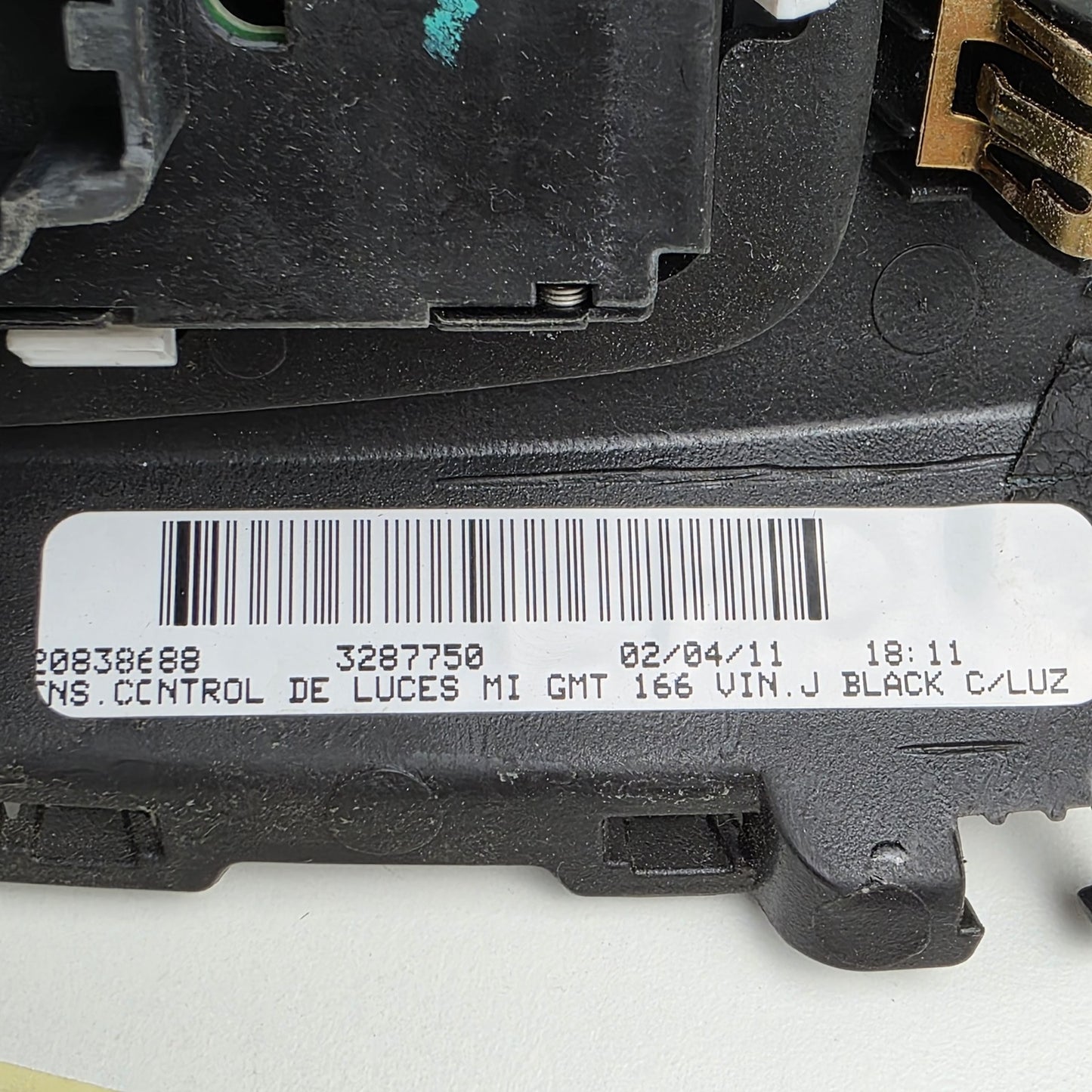 2010-2016 Cadillac SRX Front Dash Headlight Control Switch Trim 15894273