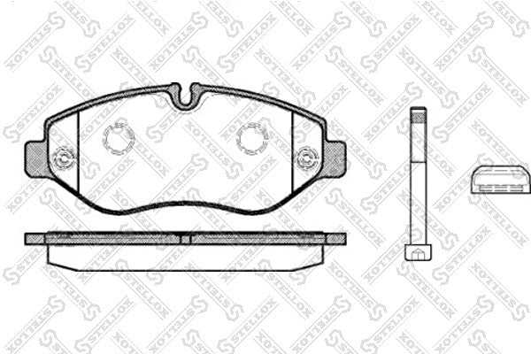 STELLOX IVECO Brake Pad Set, disc brake - 42555881