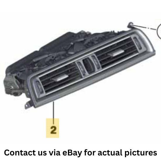 2010–2016 BMW 520i Front Center Dash Air Vent Used OEM 64229209136