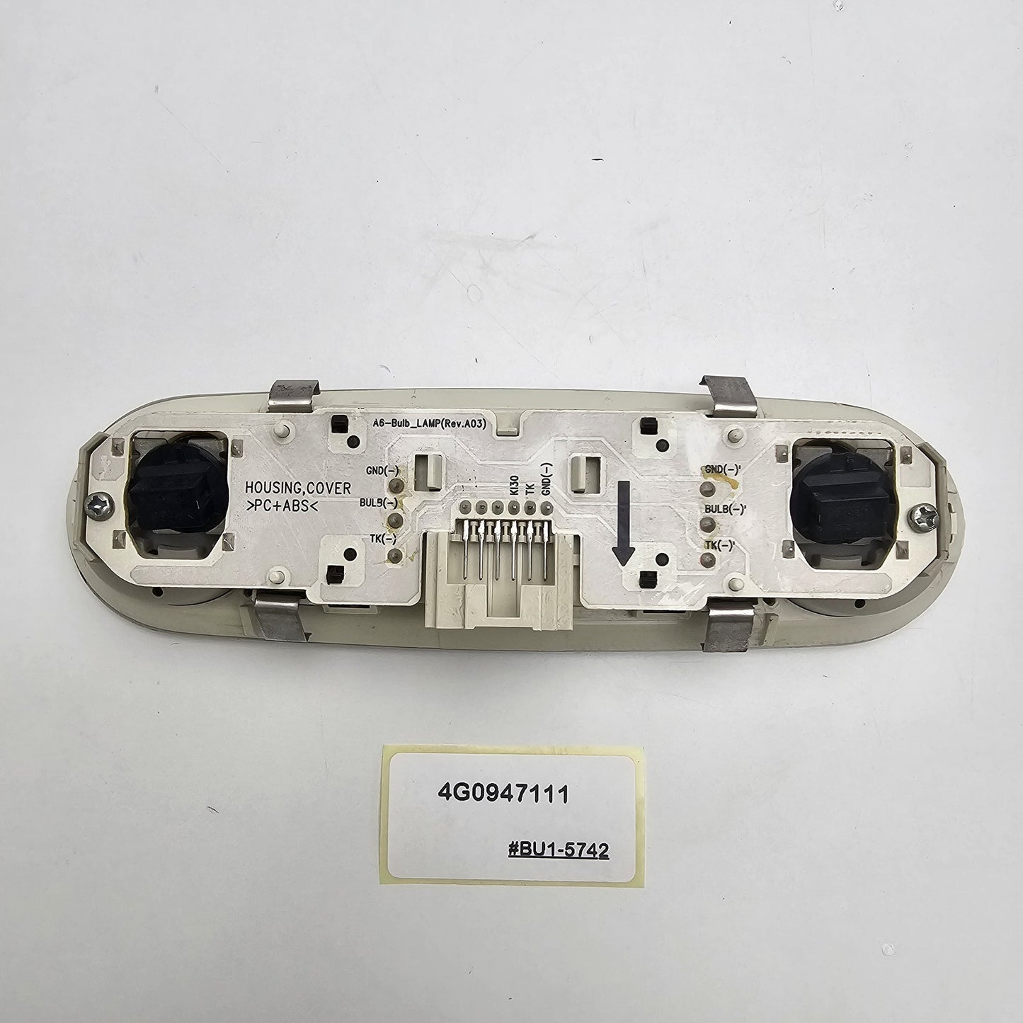 2012-2018 Audi A7 Rear Dome Reading Light 4G0947111