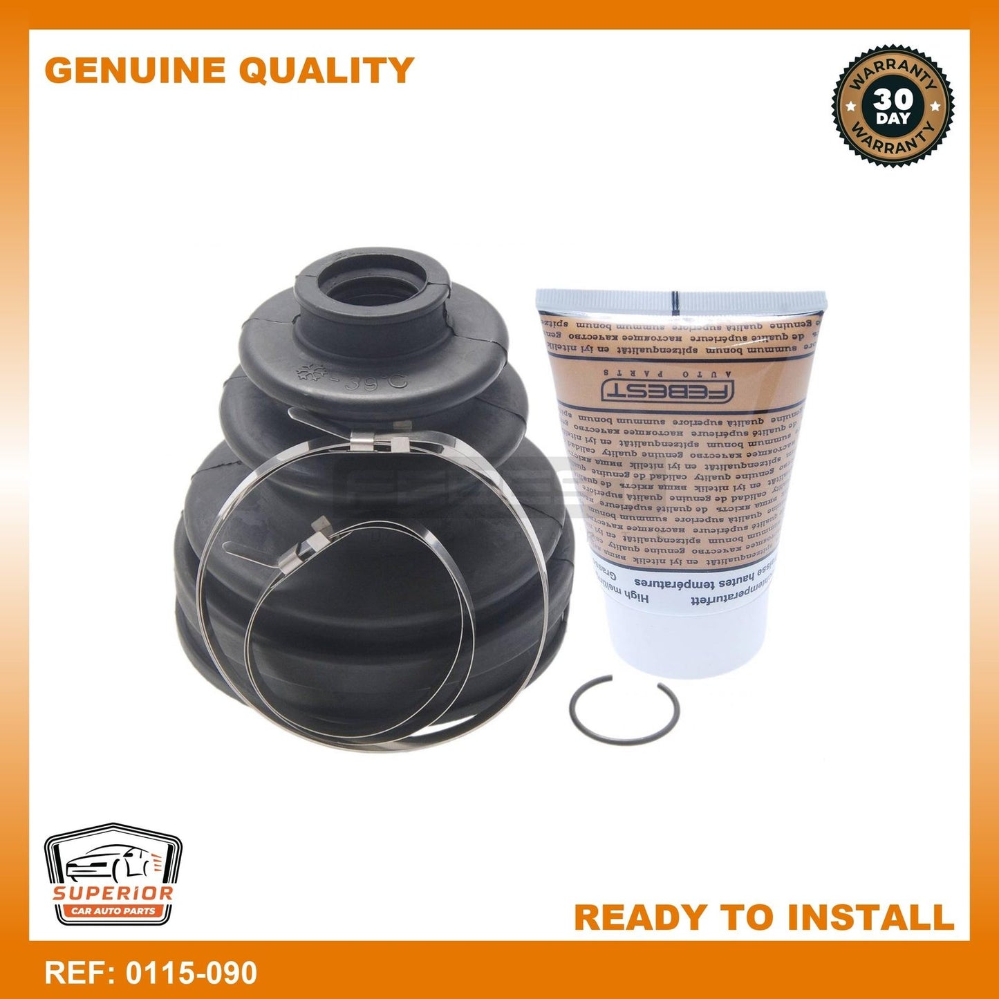 FEBEST NISSAN Boot Inner Cv Joint Kit 0115-090
