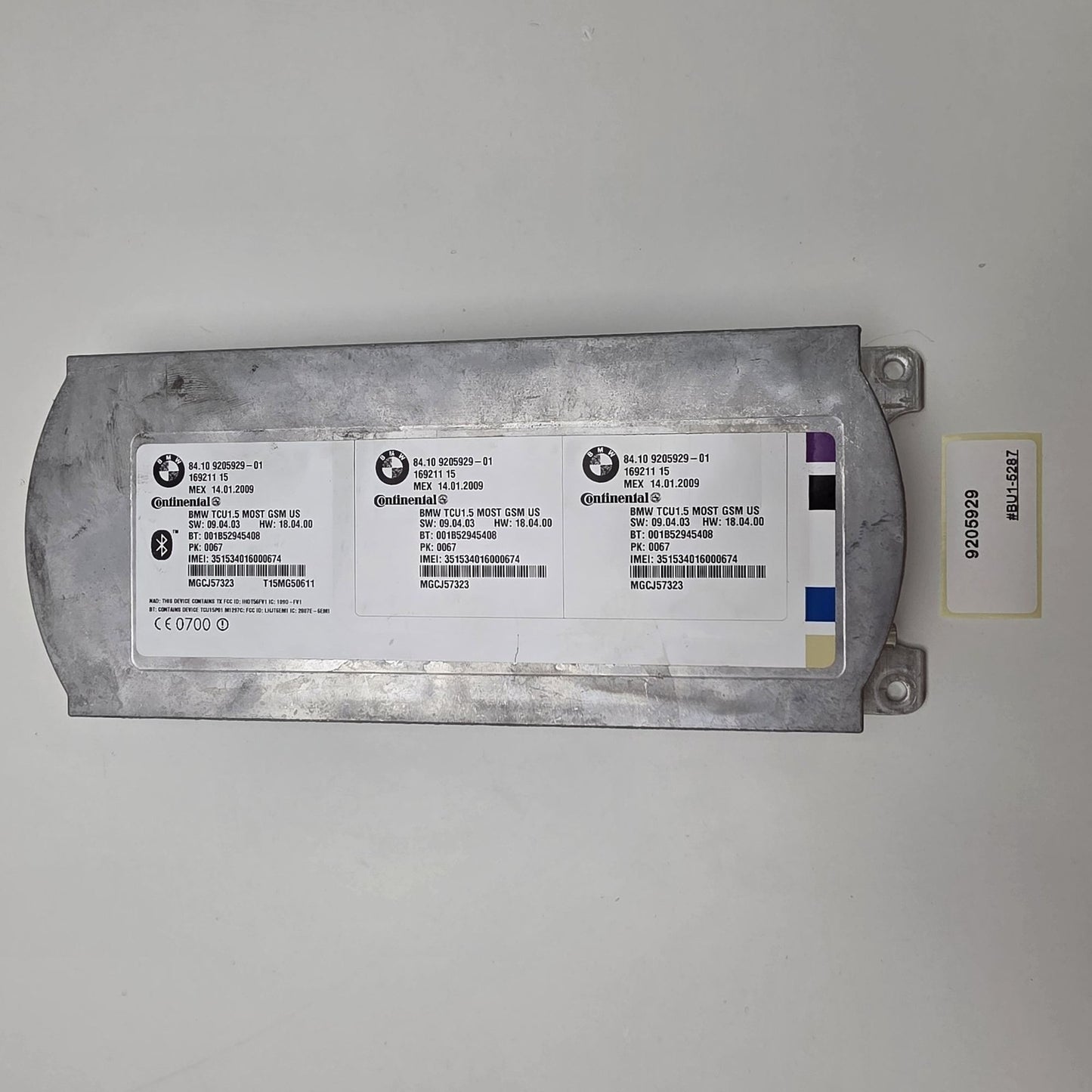2006-2011 BMW E90 Telematic Control Module 9205929