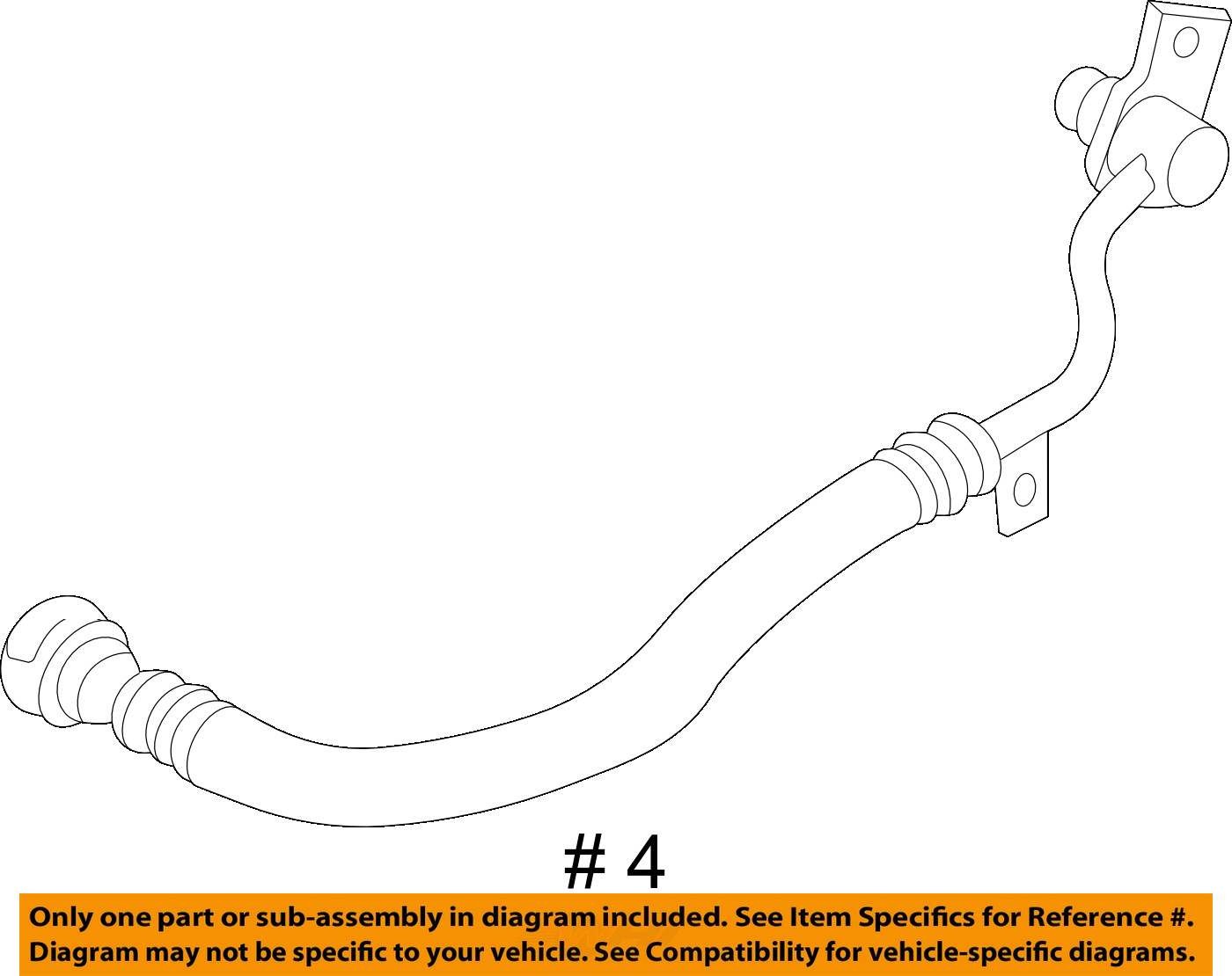 2020-2025 Audi RSQ8 Auto Trans Oil Cooler Hose Assembly 4N0317818AF