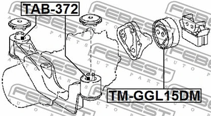 FEBEST TOYOTA, LEXUS REAR DIFFERENTIAL MOUNT - TM-GGL15DM