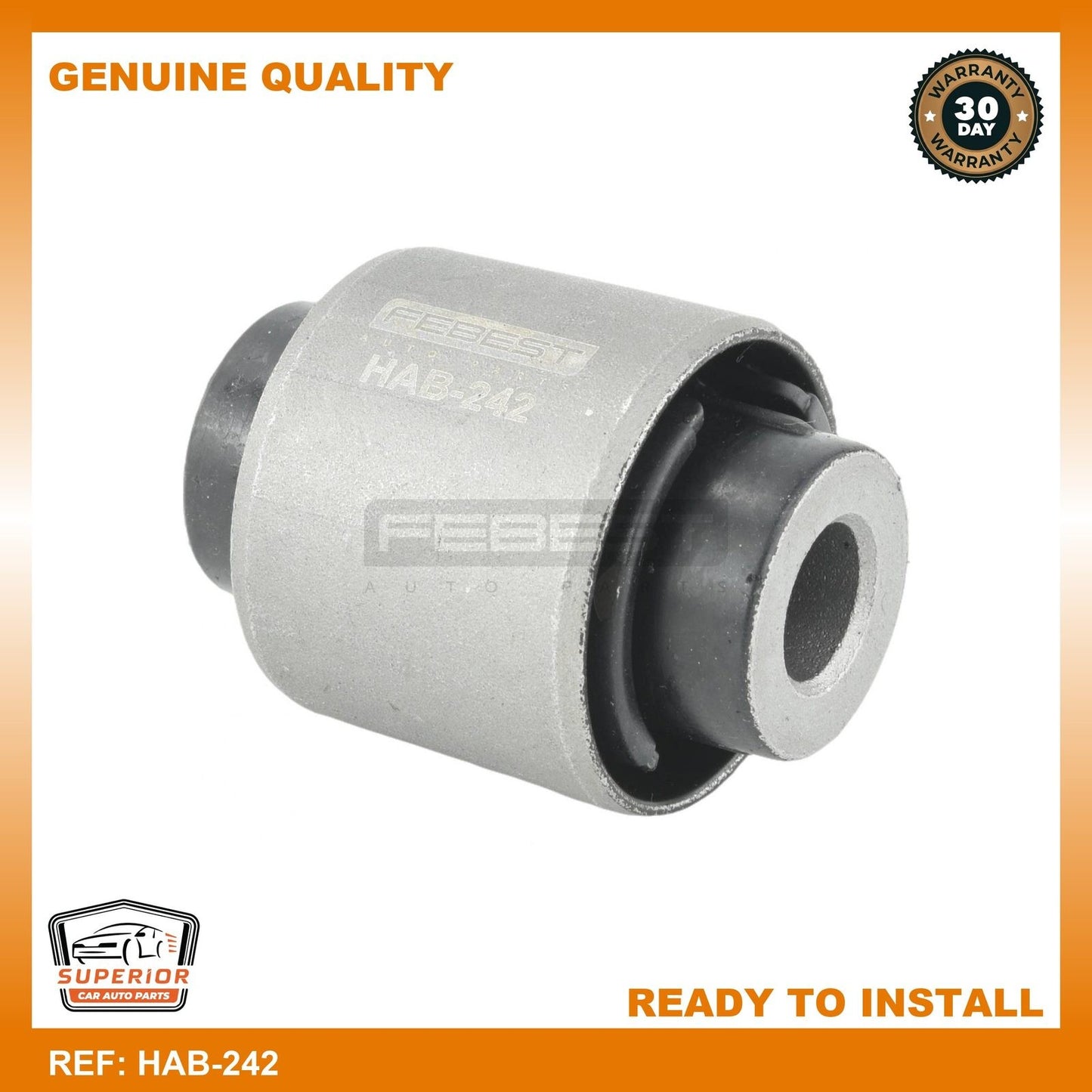 FEBEST 2016-2019 Honda Civic Rear Arm Bushing HAB-242