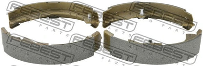 FEBEST 1988-1991 Toyota Camry Shoe Kit, Rear Brake 0102-ACA20R